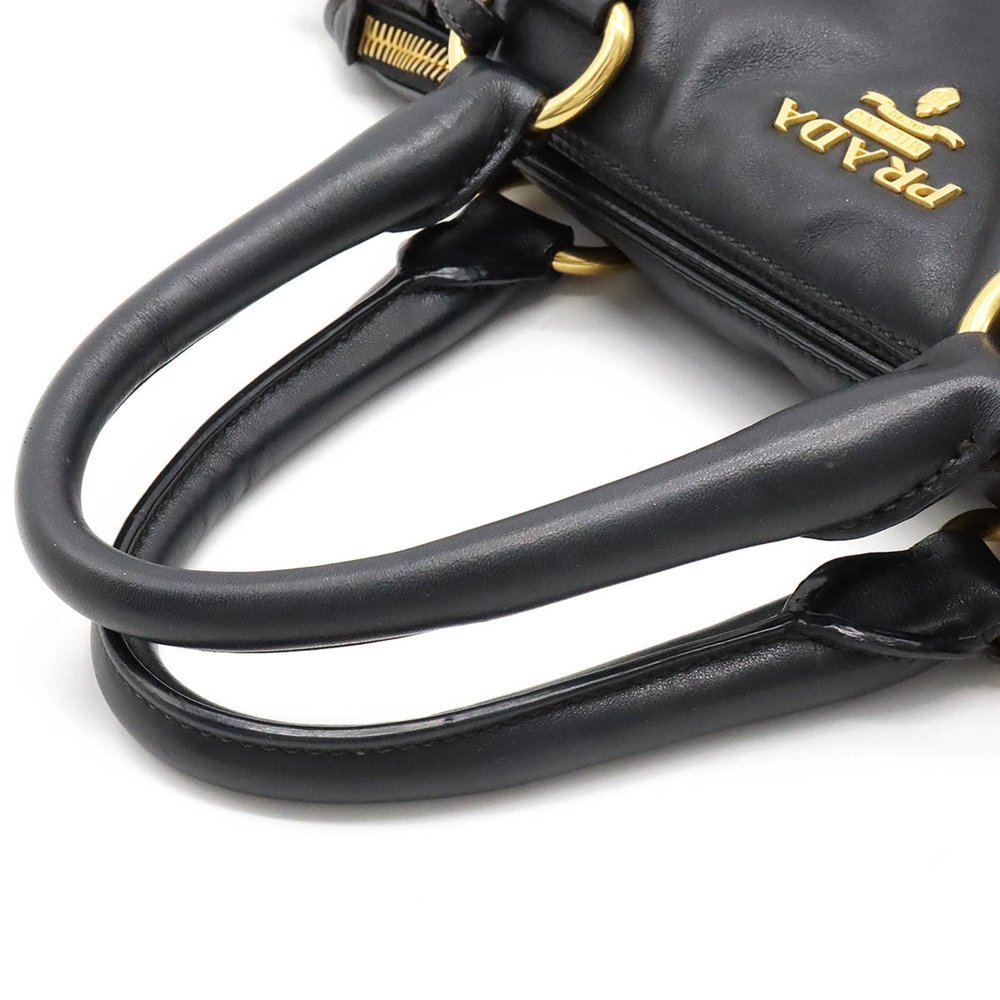 PRADA BN2324 Women's Leather Shoulder Bag,Tote Bag Black,Nero - Picture 4 of 8